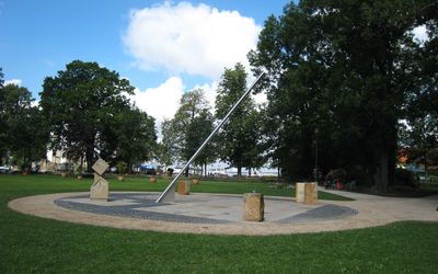 Sonnenuhr in Steinhude Die Sonnenuhr in Steinhude