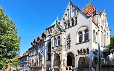 Rathaus in Wunstorf Das Rathaus in Wunstorf an einem sonnigen Tag