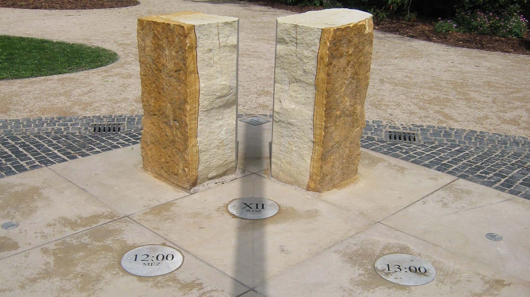 Sonnenuhr in Steinhude Ein Detail der Sonnenuhr in Steinhude