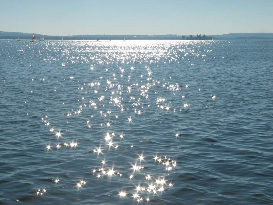 Glitzerwasser Glitzerwasser am Steinhuder Meer