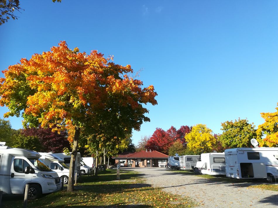 Wohnmobilstellplatz Steinhude im Herbst Wohnmobilstellplatz Steinhude im Herbst