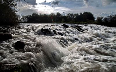 Der Leinewasserfall in Neustadt am Rübenberge